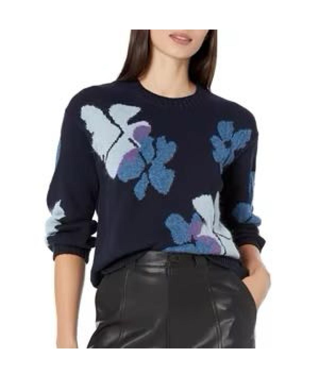 PAUL SMITH Темно-синий хлопковый джемпер / свитер, фото 8