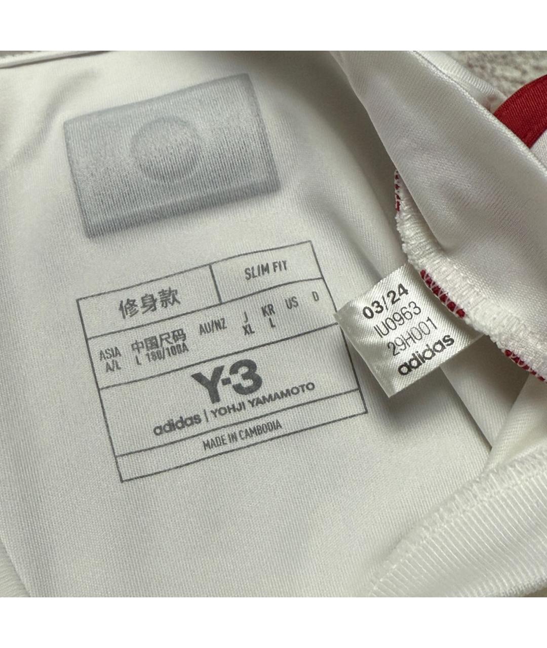 Y-3 Белая футболка, фото 5
