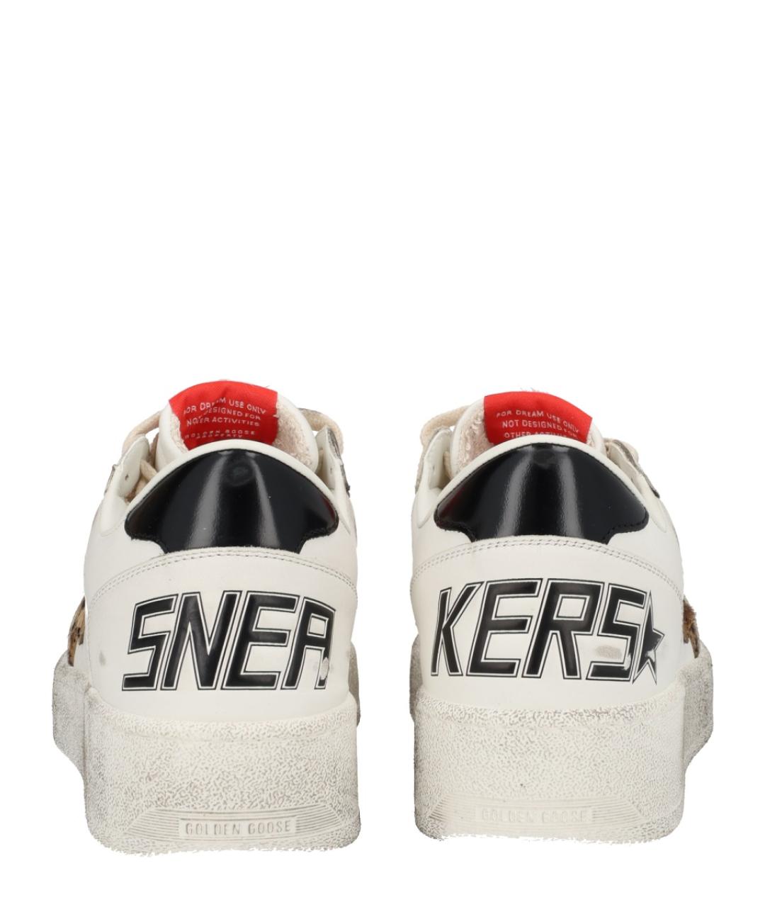 GOLDEN GOOSE DELUXE BRAND Белые кожаные кроссовки, фото 3