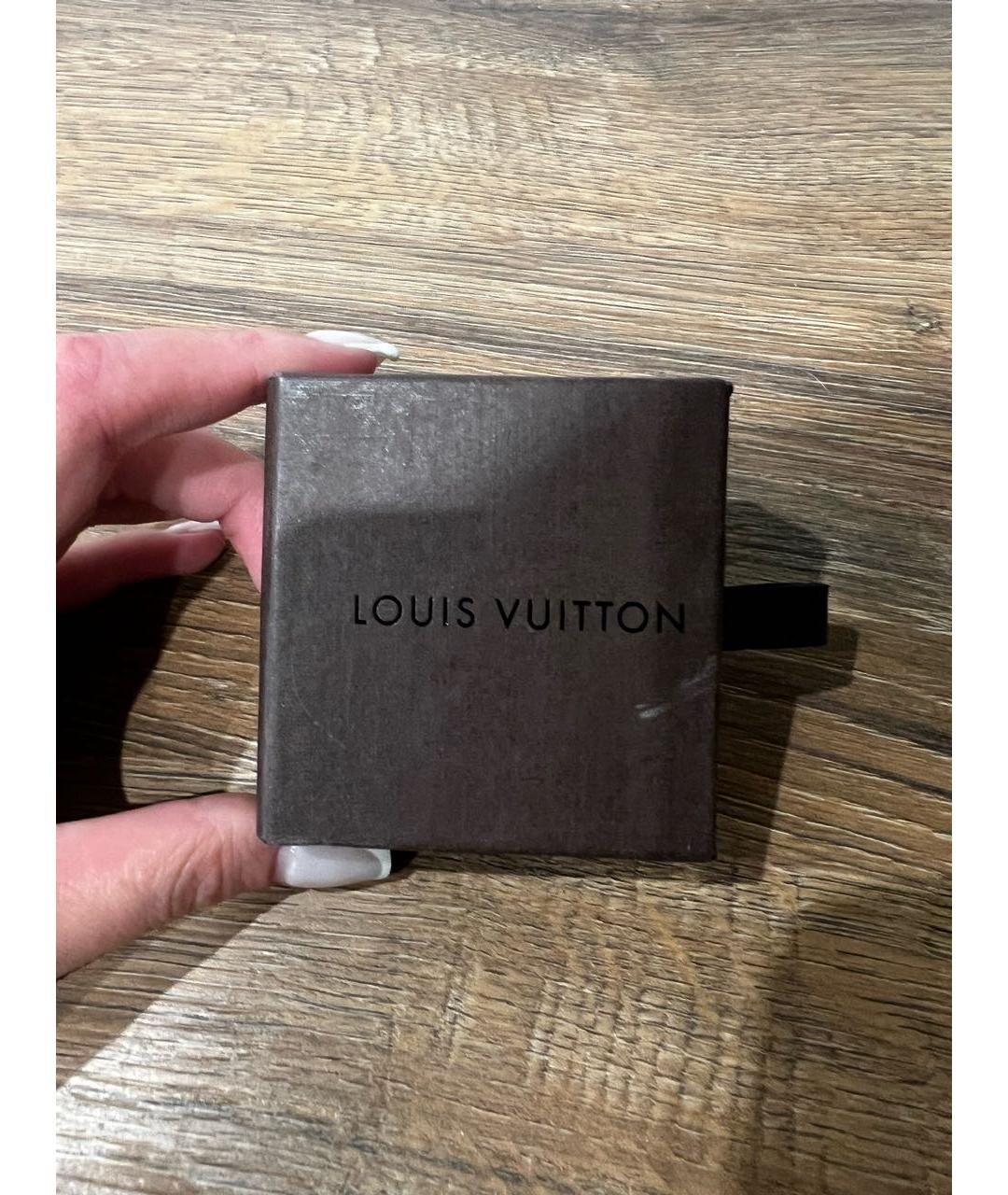 LOUIS VUITTON Бордовое пластиковое кольцо, фото 5