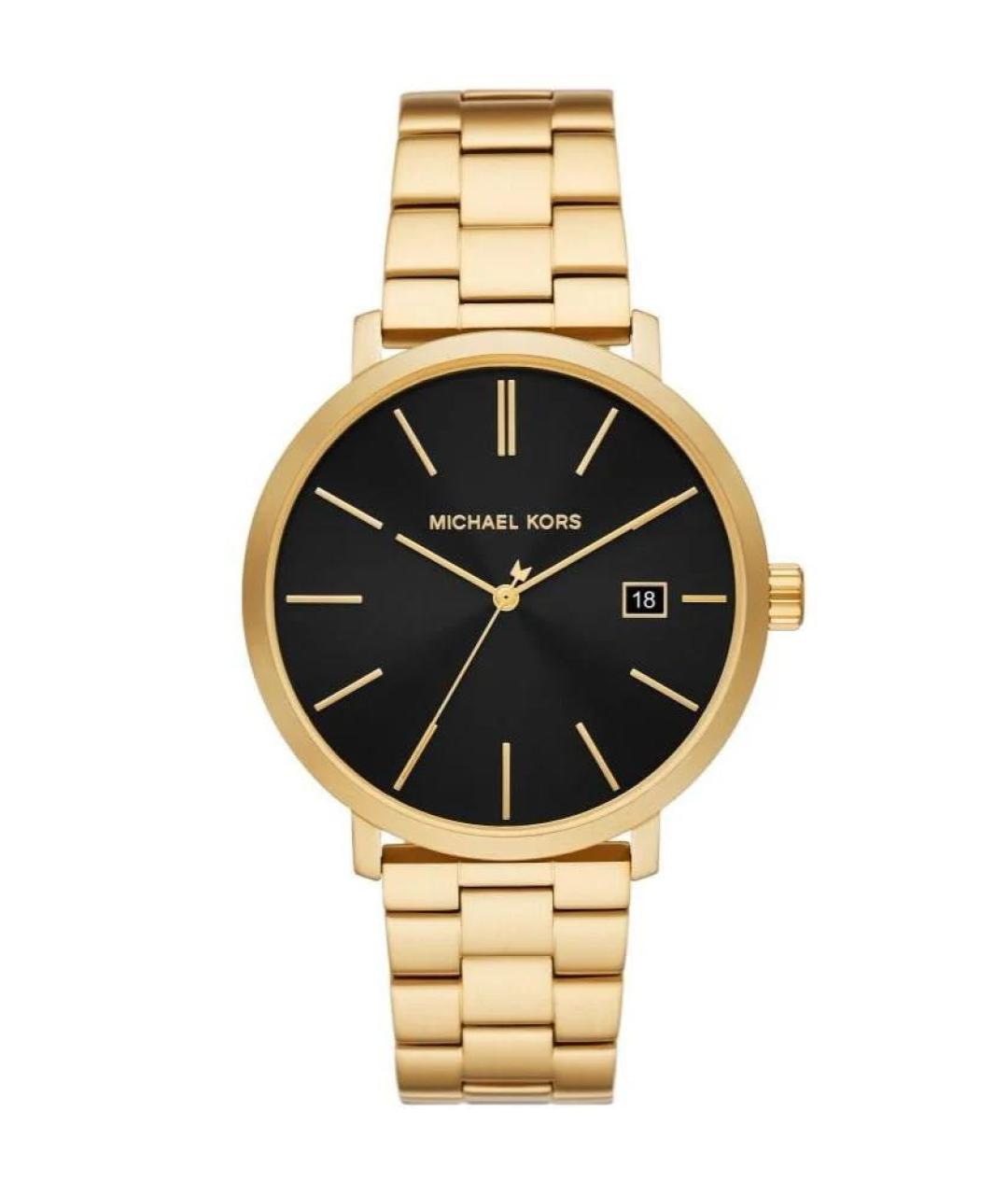 MICHAEL KORS Золотые стальные часы, фото 1