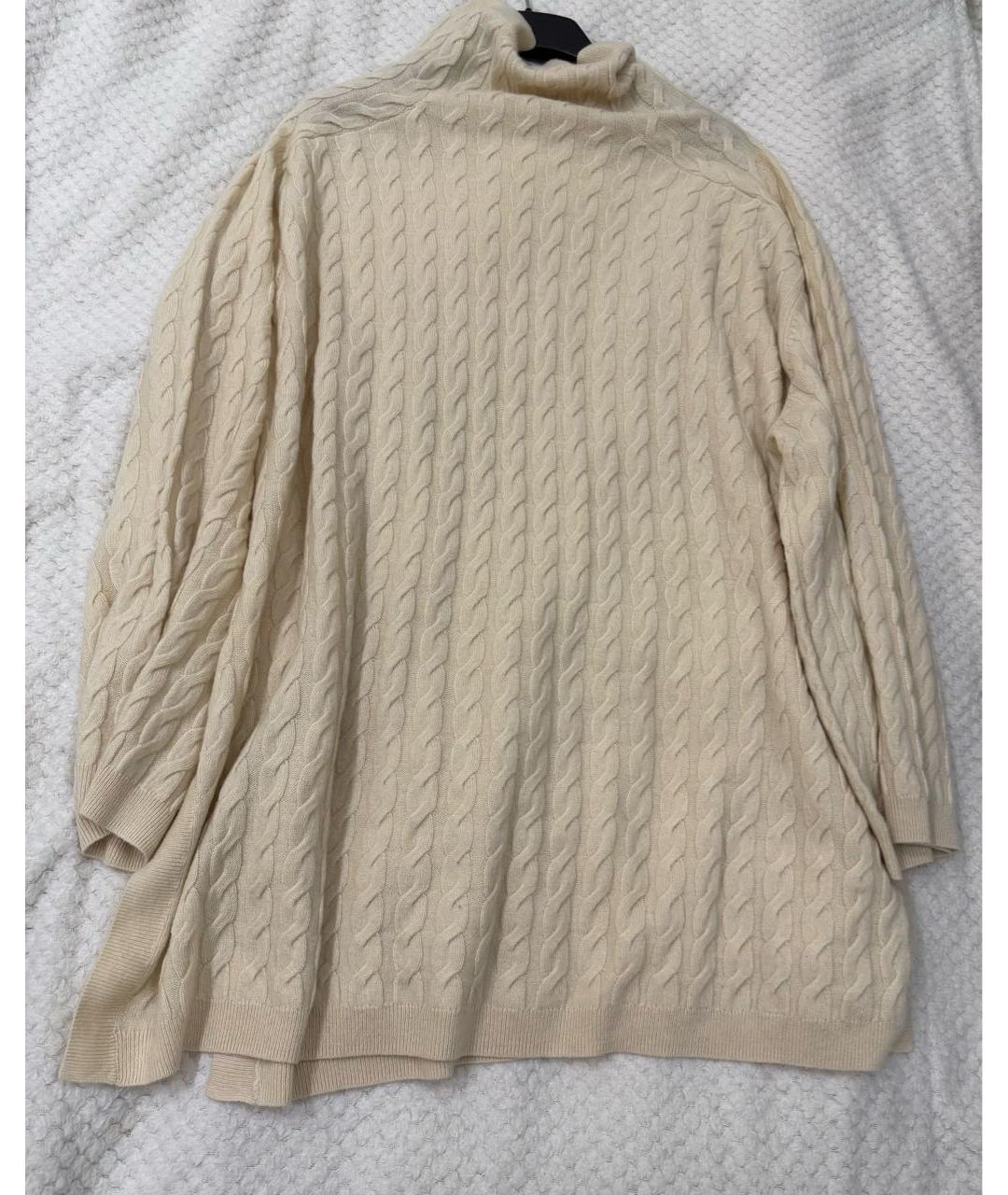 TOTEME Бежевый шерстяной джемпер / свитер, фото 3