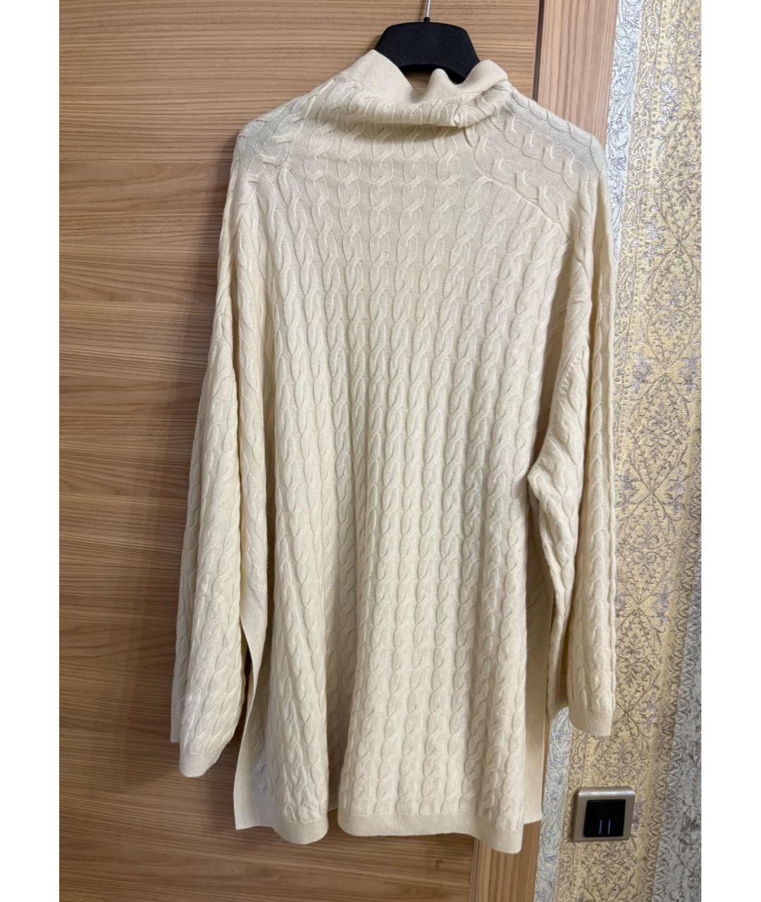 TOTEME Бежевый шерстяной джемпер / свитер, фото 2