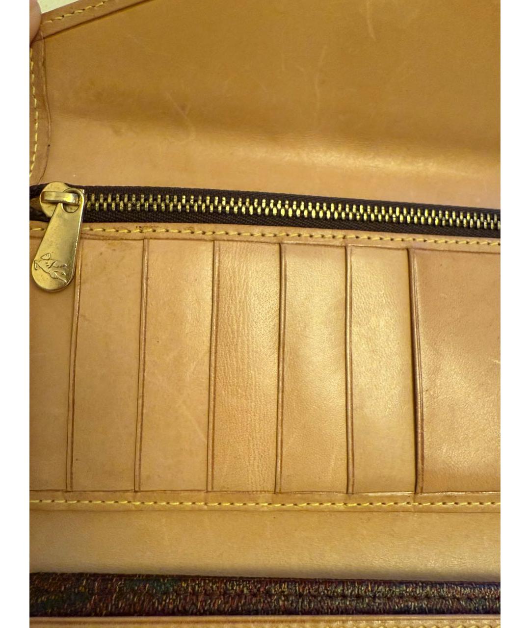 ETRO Бордовый кожаный кошелек, фото 5