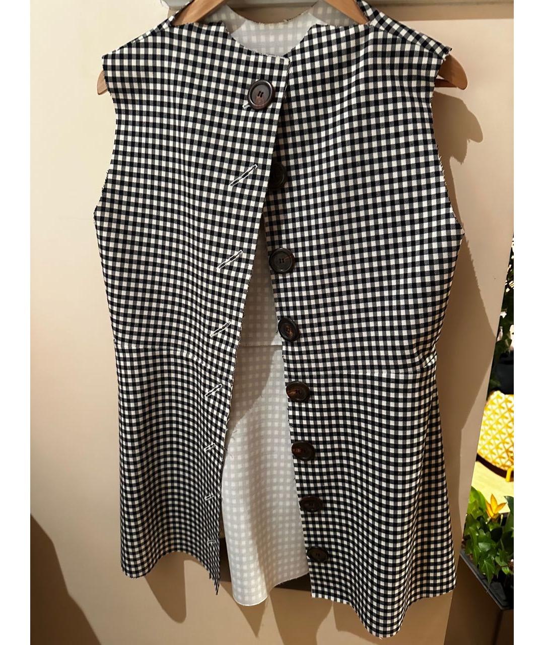 Awake NY Белая полиамидовая блузы, фото 2