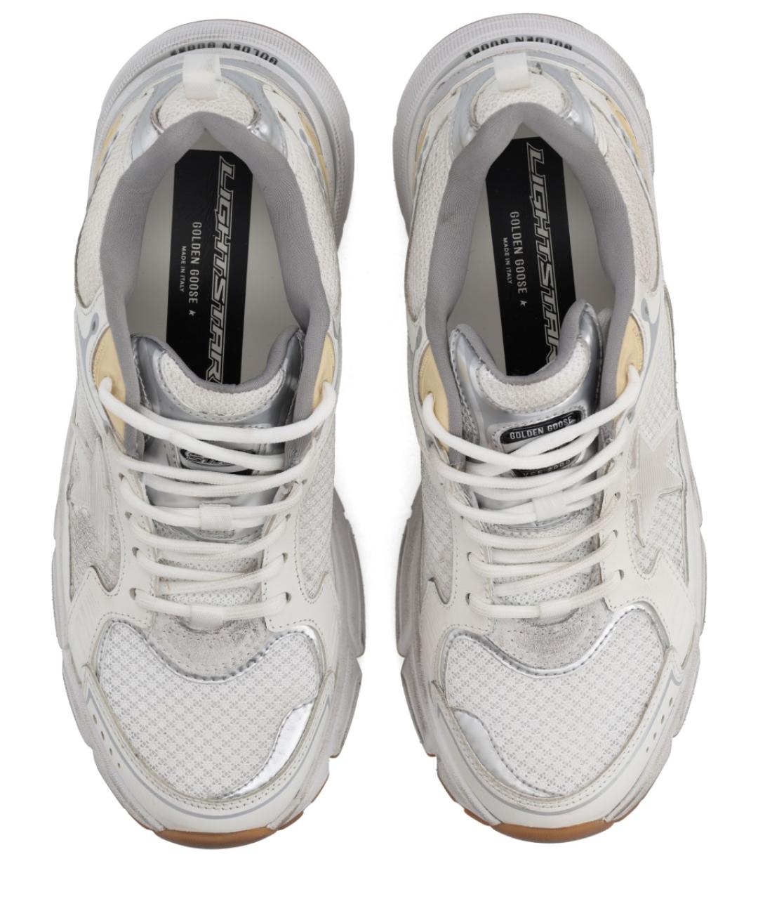 GOLDEN GOOSE DELUXE BRAND Белые синтетические кроссовки, фото 4