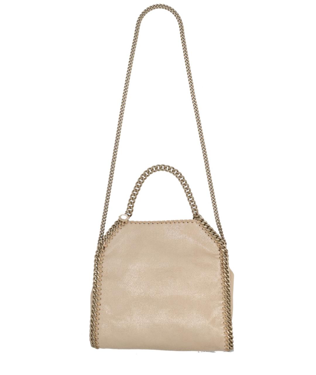 STELLA MCCARTNEY Золотая синтетическая сумка через плечо, фото 2