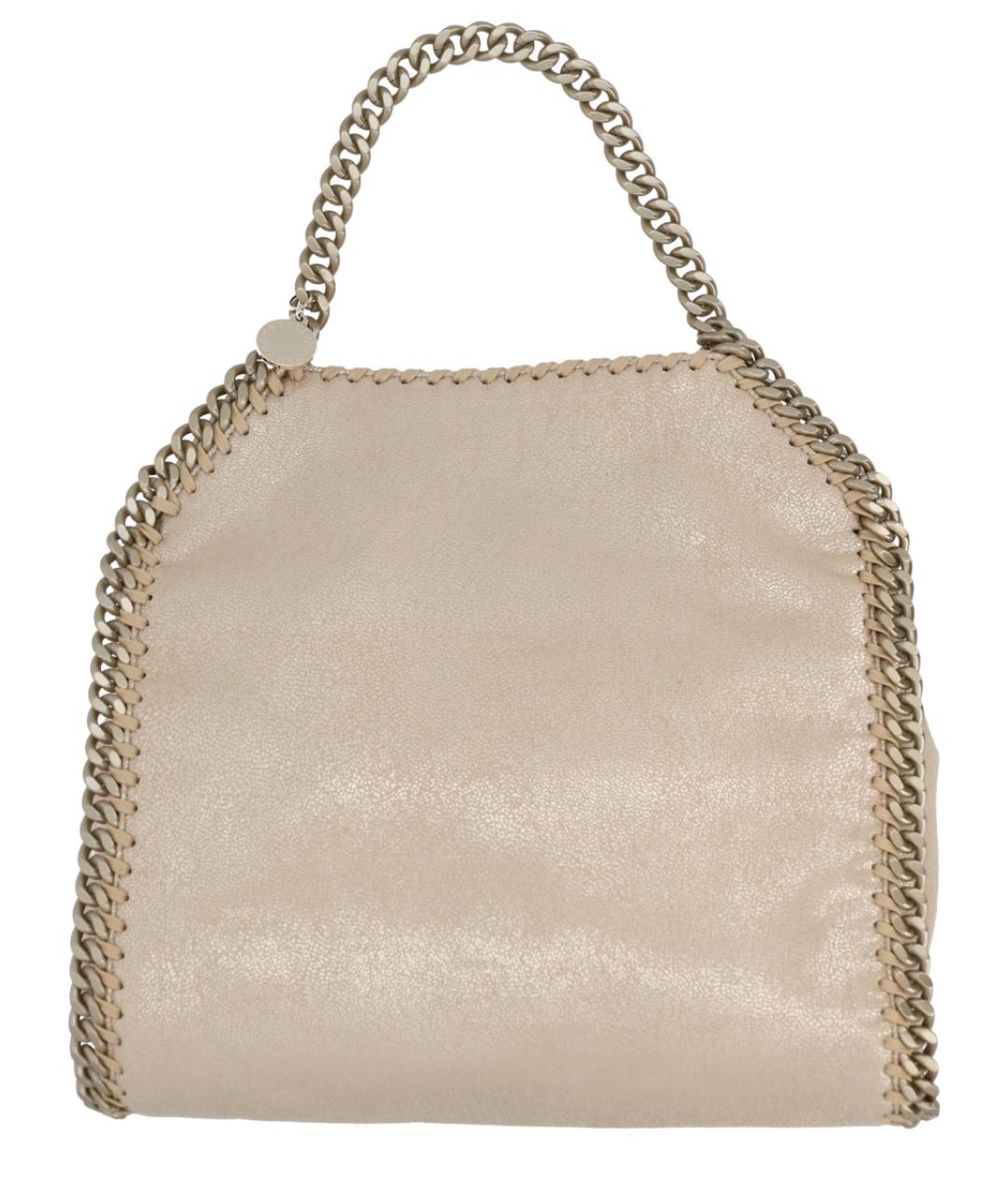 STELLA MCCARTNEY Золотая синтетическая сумка через плечо, фото 3