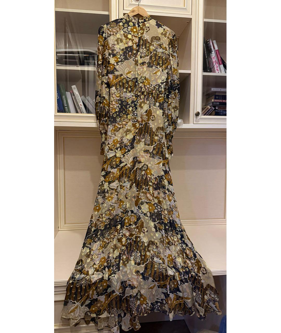 CHLOE Мульти шелковое вечернее платье, фото 2