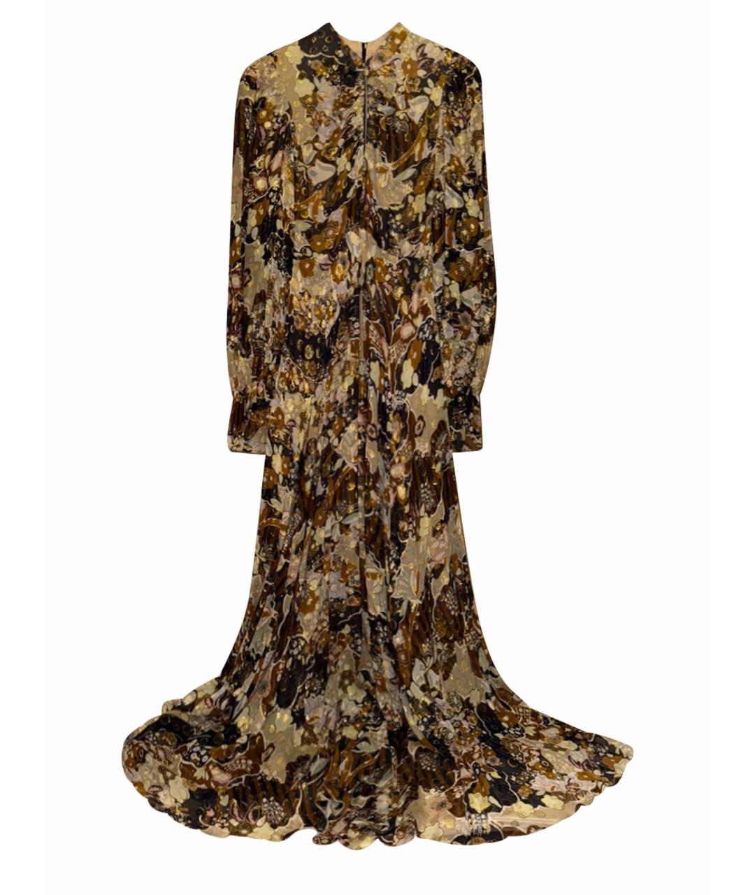 CHLOE Мульти шелковое вечернее платье, фото 1