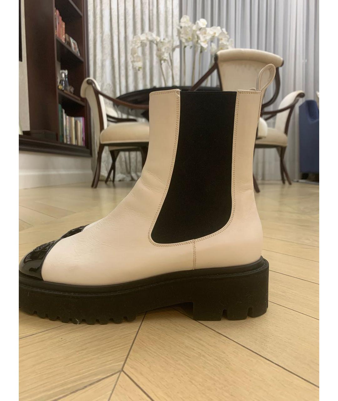 CHANEL Мульти кожаные полусапоги, фото 6