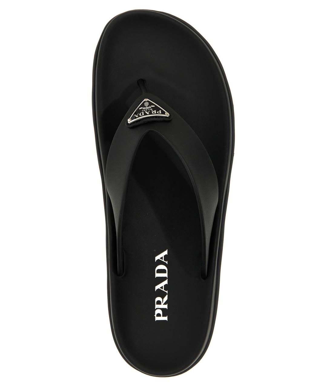 PRADA Черные сандалии, фото 3