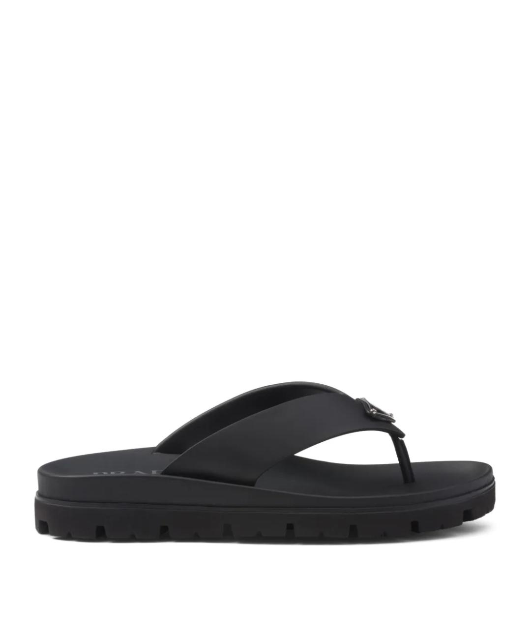 PRADA Черные сандалии, фото 1