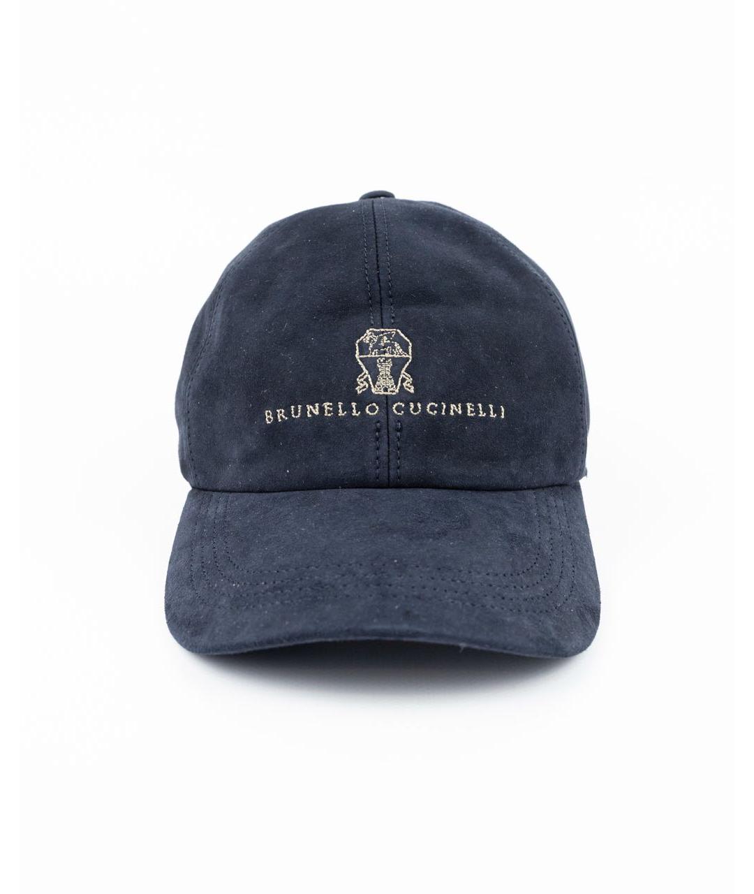 BRUNELLO CUCINELLI Темно-синяя кепка/бейсболка, фото 5
