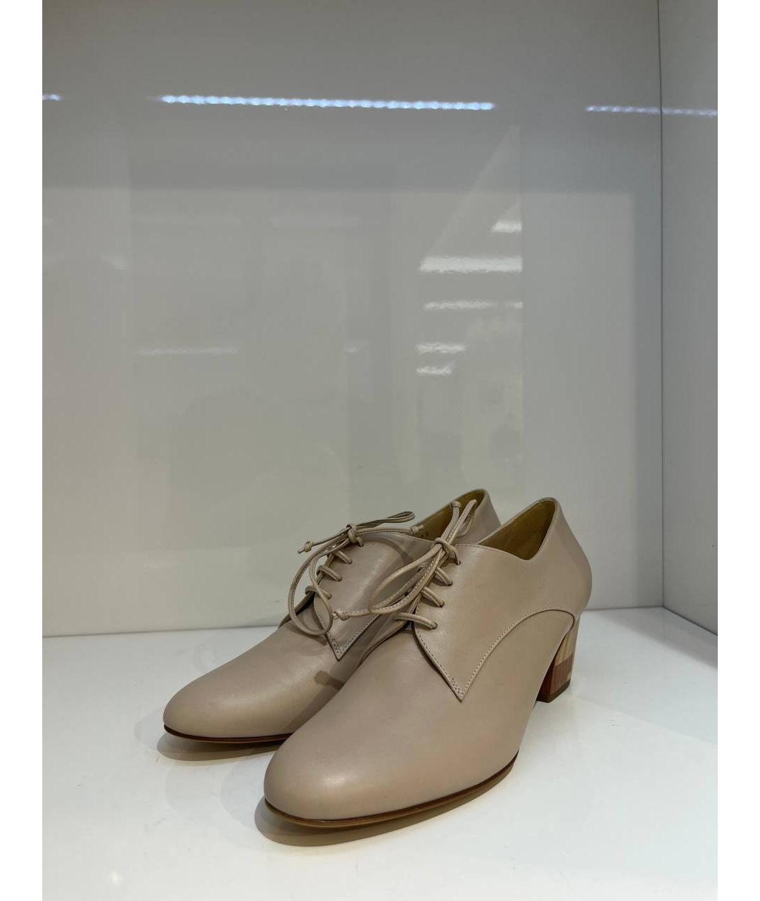 CASADEI Бежевые кожаные туфли, фото 2