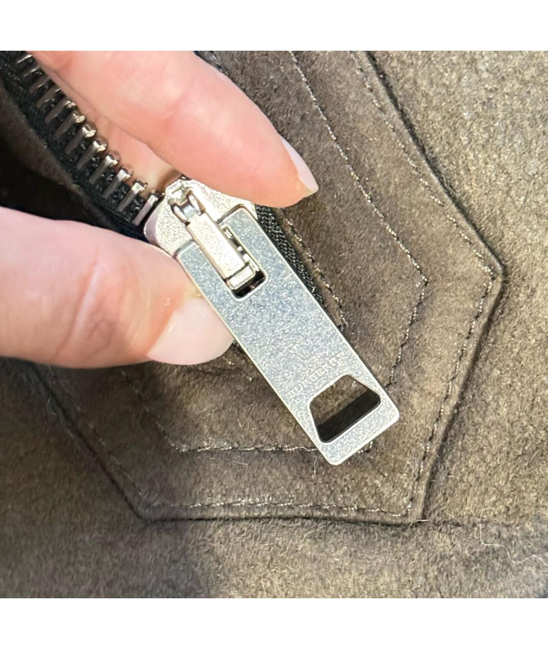 BURBERRY Коричневая замшевая дубленка, фото 8