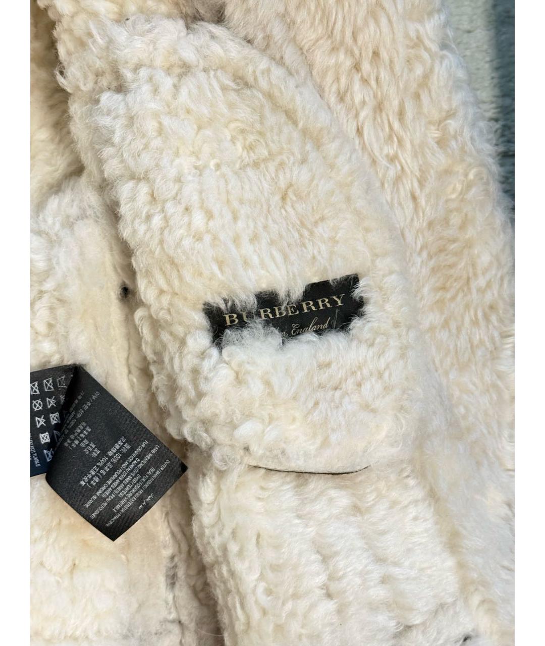 BURBERRY Коричневая замшевая дубленка, фото 3