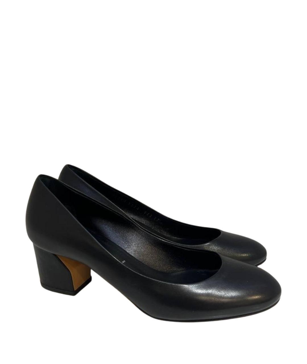 CASADEI Черные кожаные туфли, фото 1