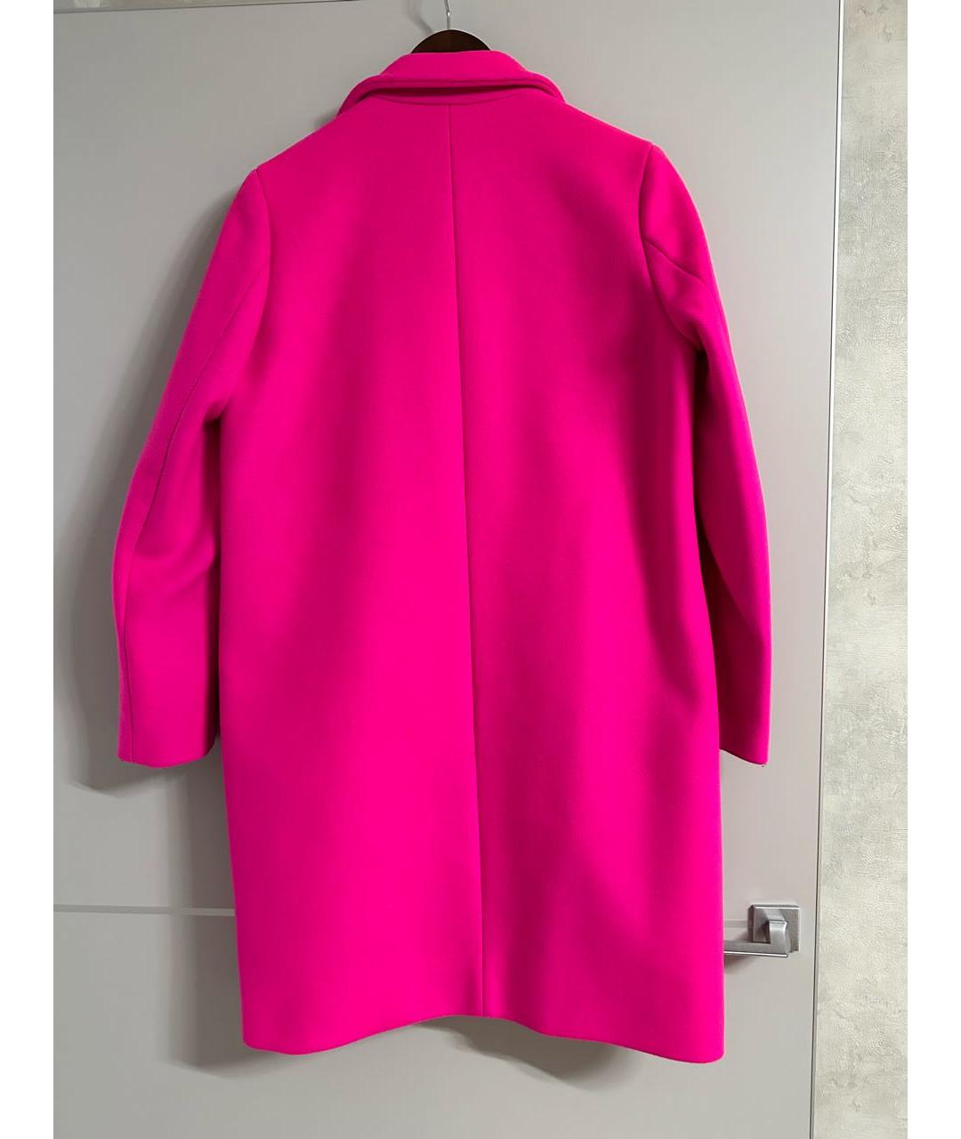 MSGM Розовое шерстяное пальто, фото 2