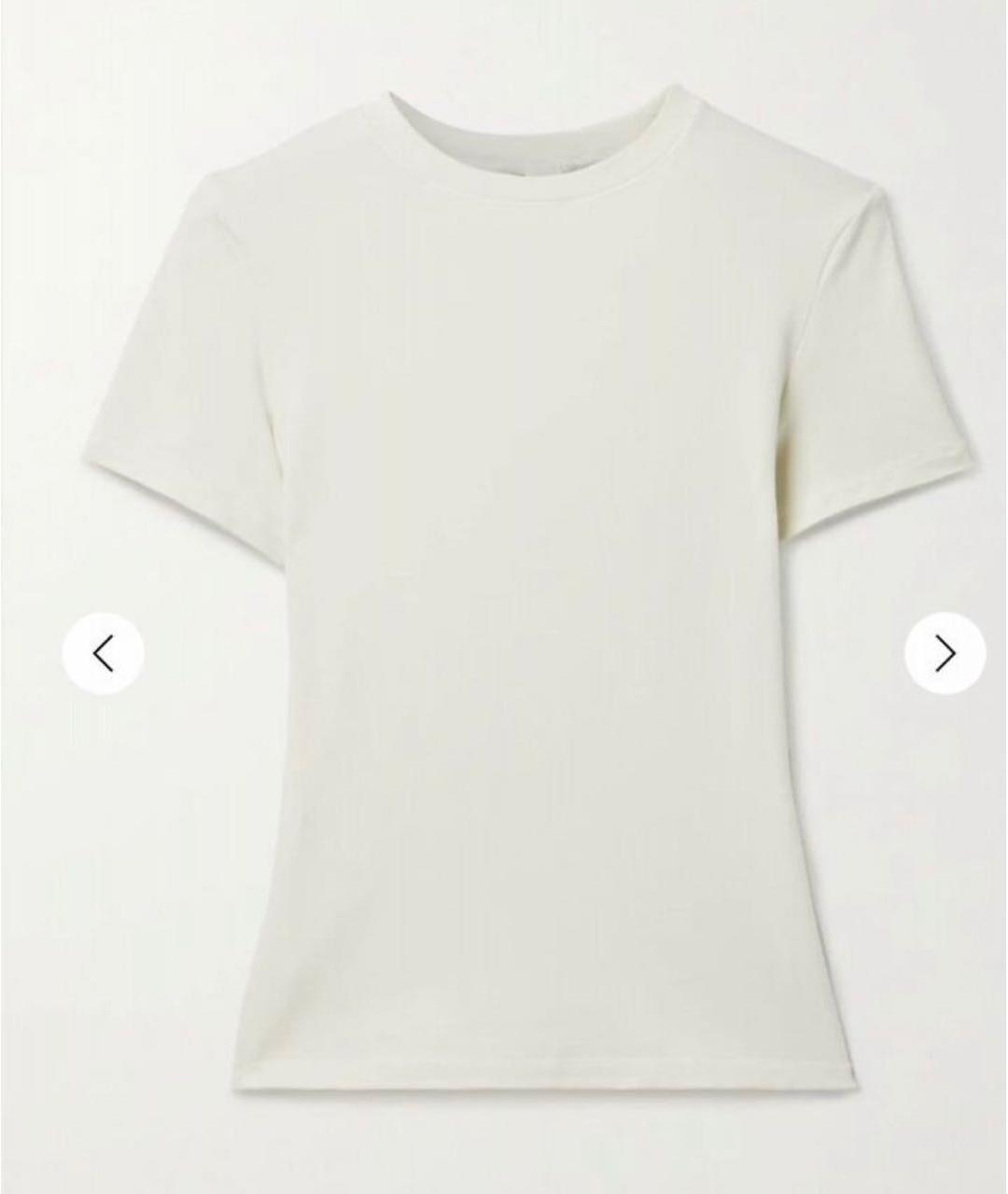 SKIMS Бежевая хлопковая футболка, фото 6