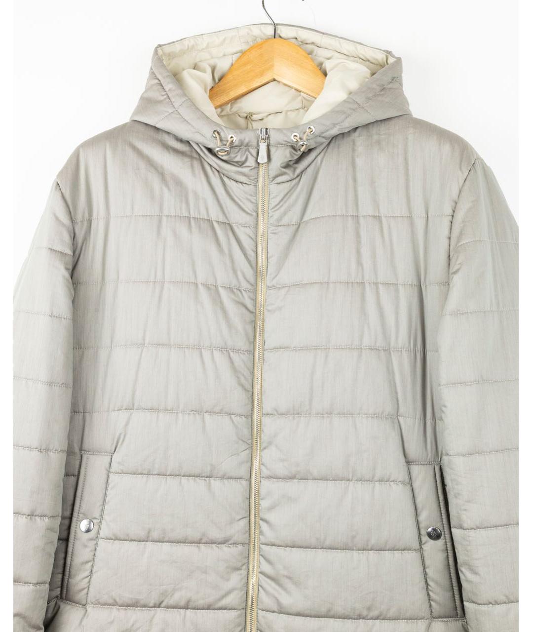 ELEVENTY Бежевая шелковая куртка, фото 4