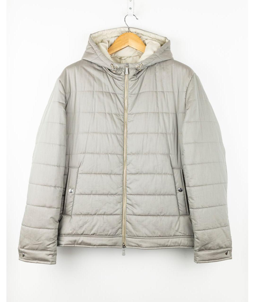 ELEVENTY Бежевая шелковая куртка, фото 5