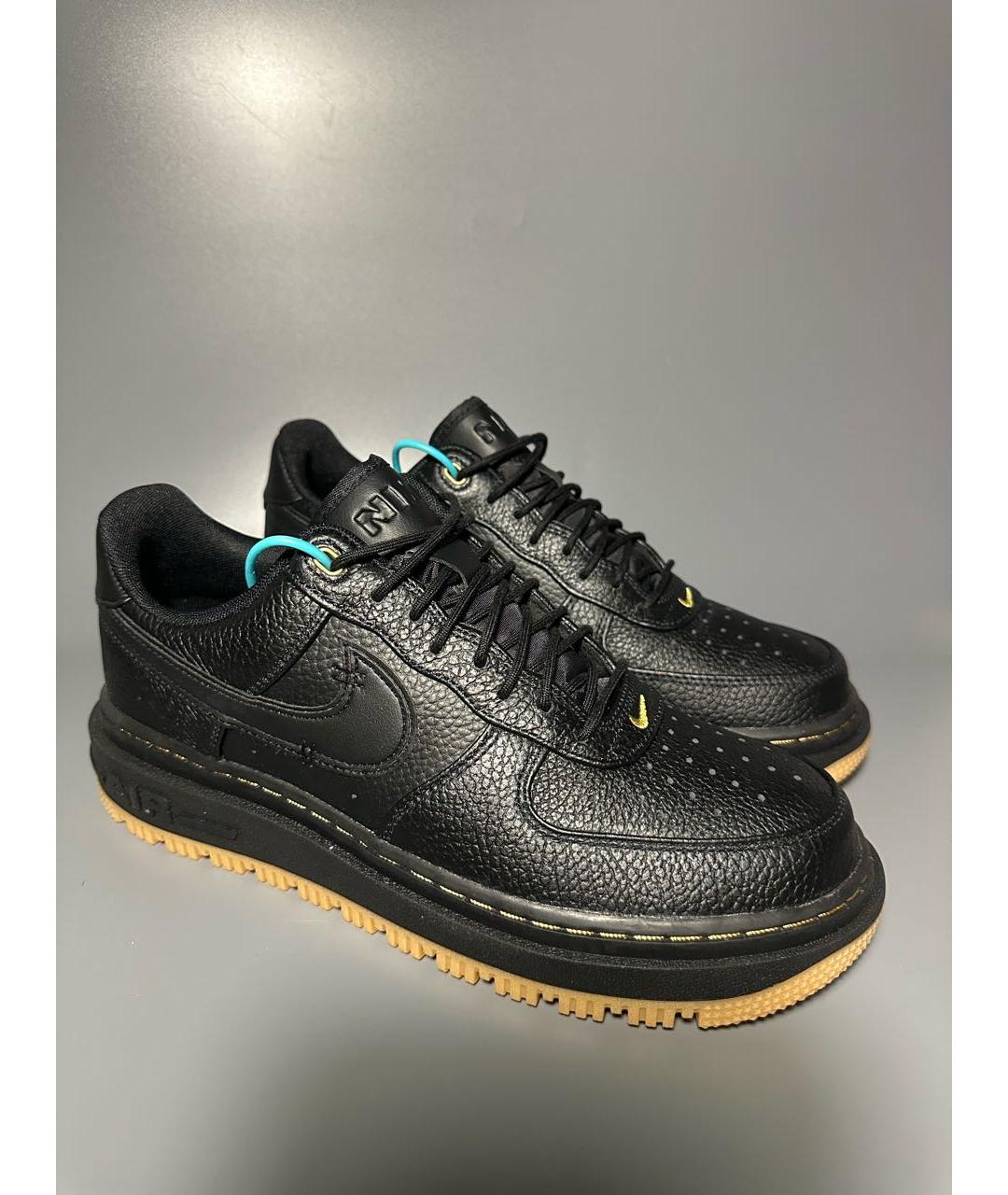 NIKE Черные кожаные низкие ботинки, фото 6