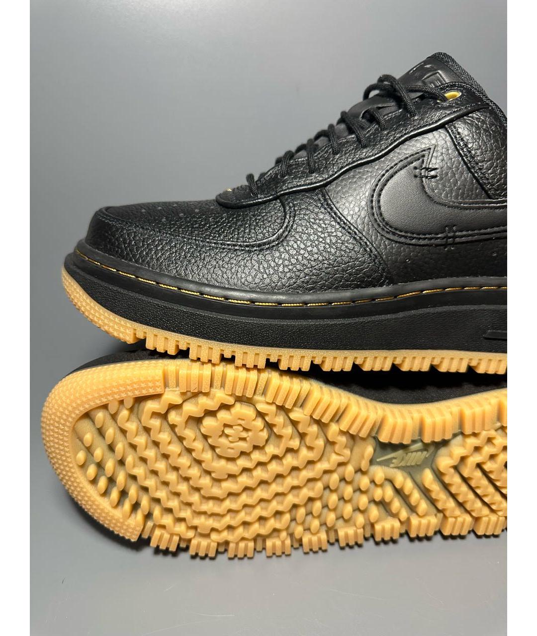 NIKE Черные кожаные низкие ботинки, фото 7