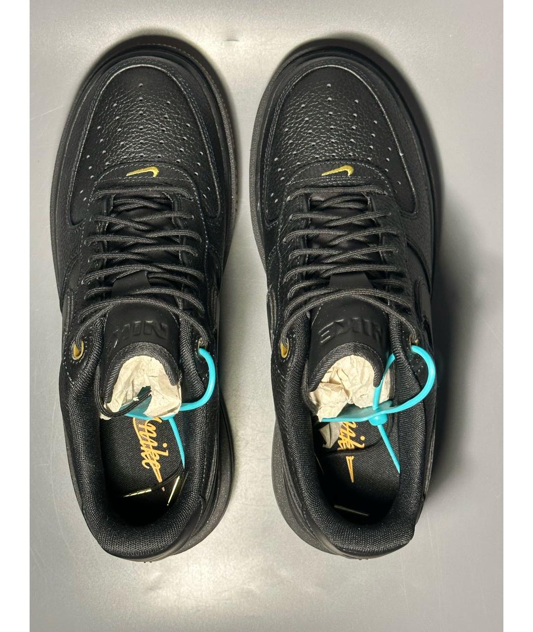 NIKE Черные кожаные низкие ботинки, фото 3