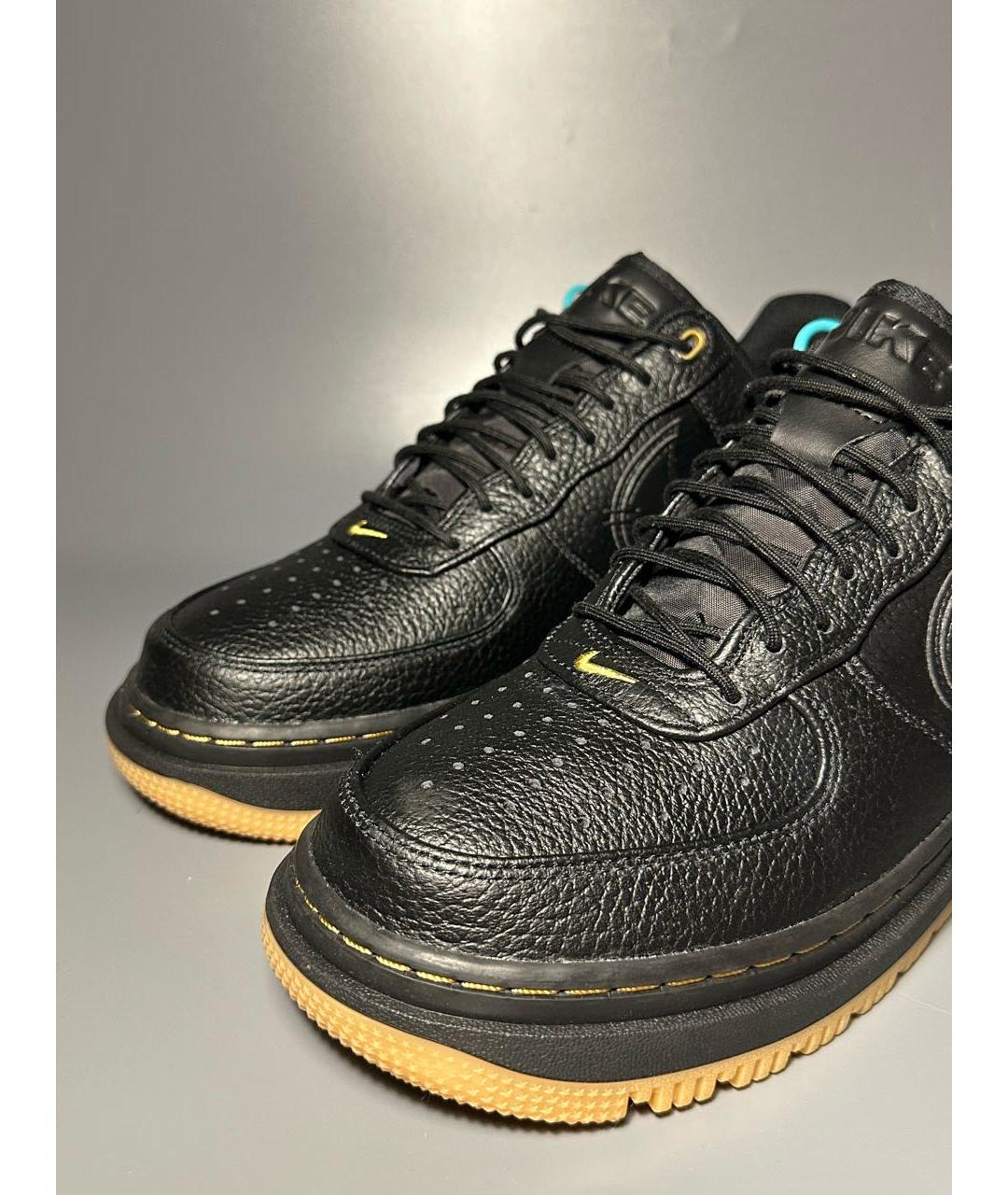 NIKE Черные кожаные низкие ботинки, фото 8