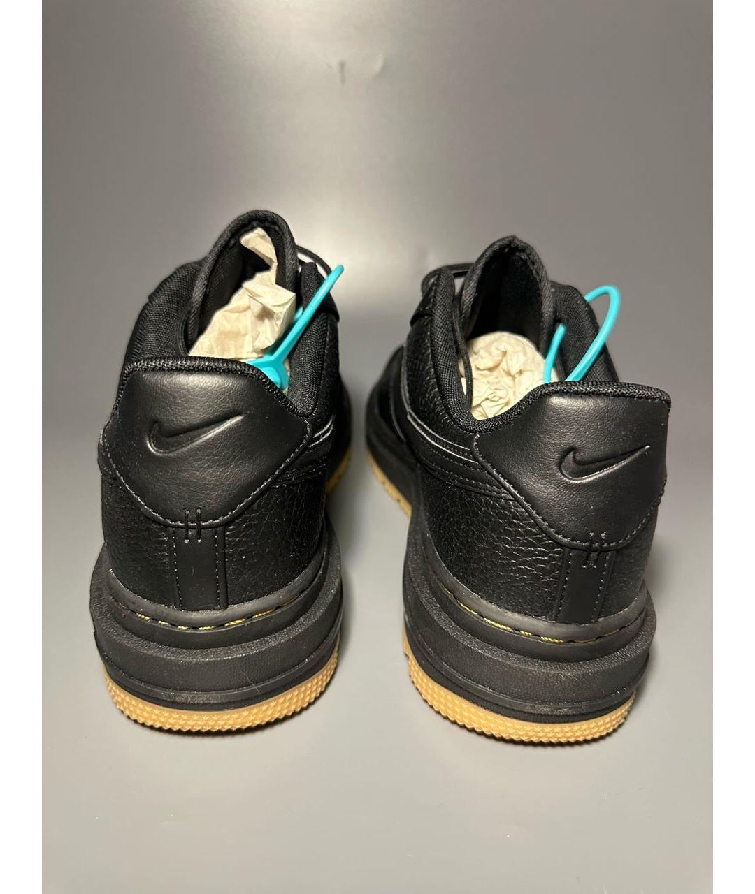 NIKE Черные кожаные низкие ботинки, фото 4