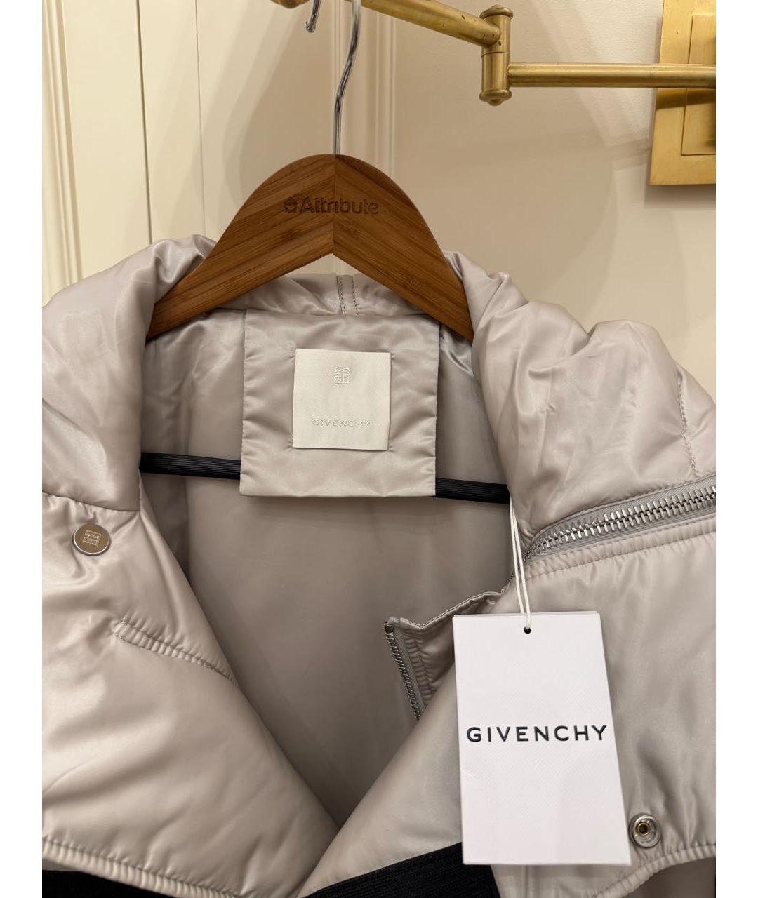GIVENCHY Серая полиамидовая парка, фото 3