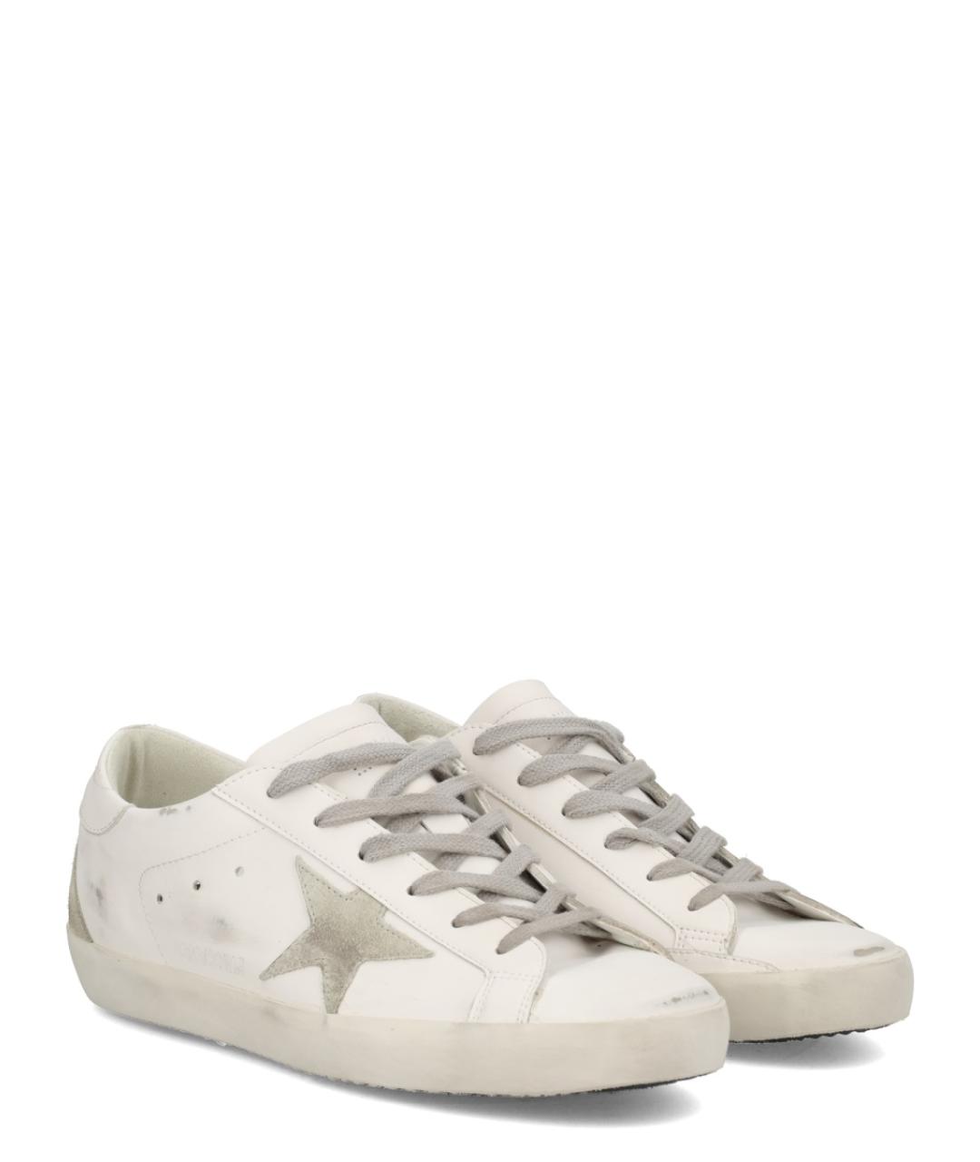 GOLDEN GOOSE DELUXE BRAND Белые кожаные кеды, фото 6