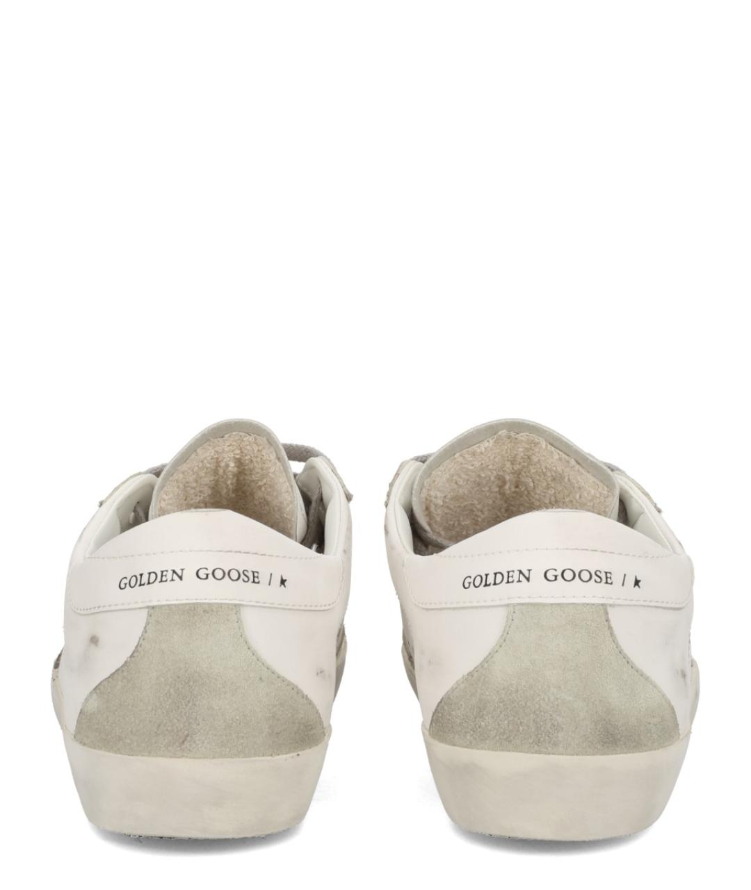 GOLDEN GOOSE DELUXE BRAND Белые кожаные кеды, фото 3