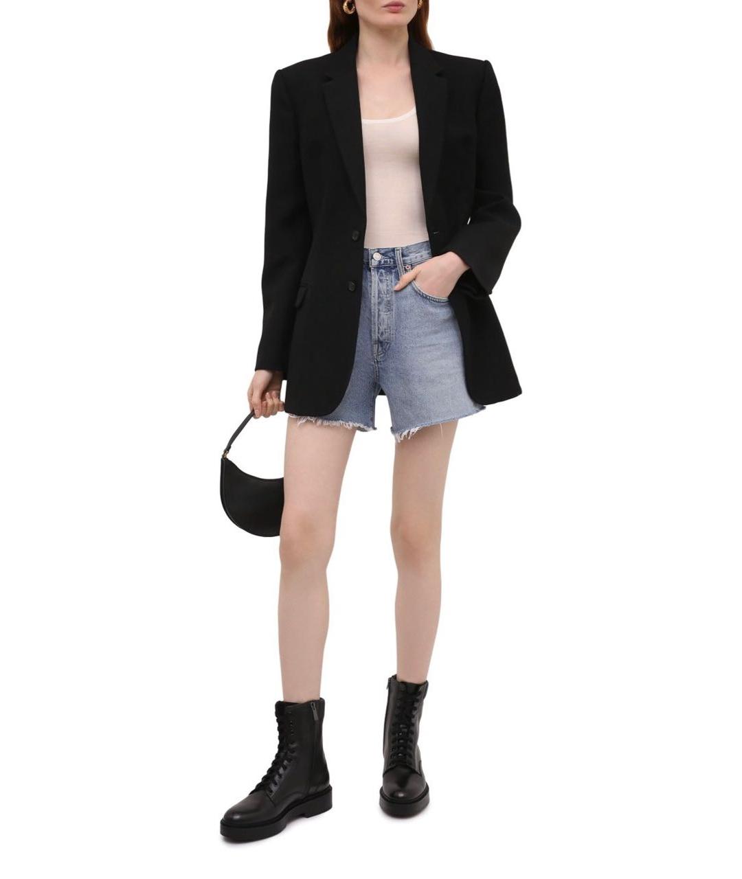 SANTONI Черные кожаные ботинки, фото 8