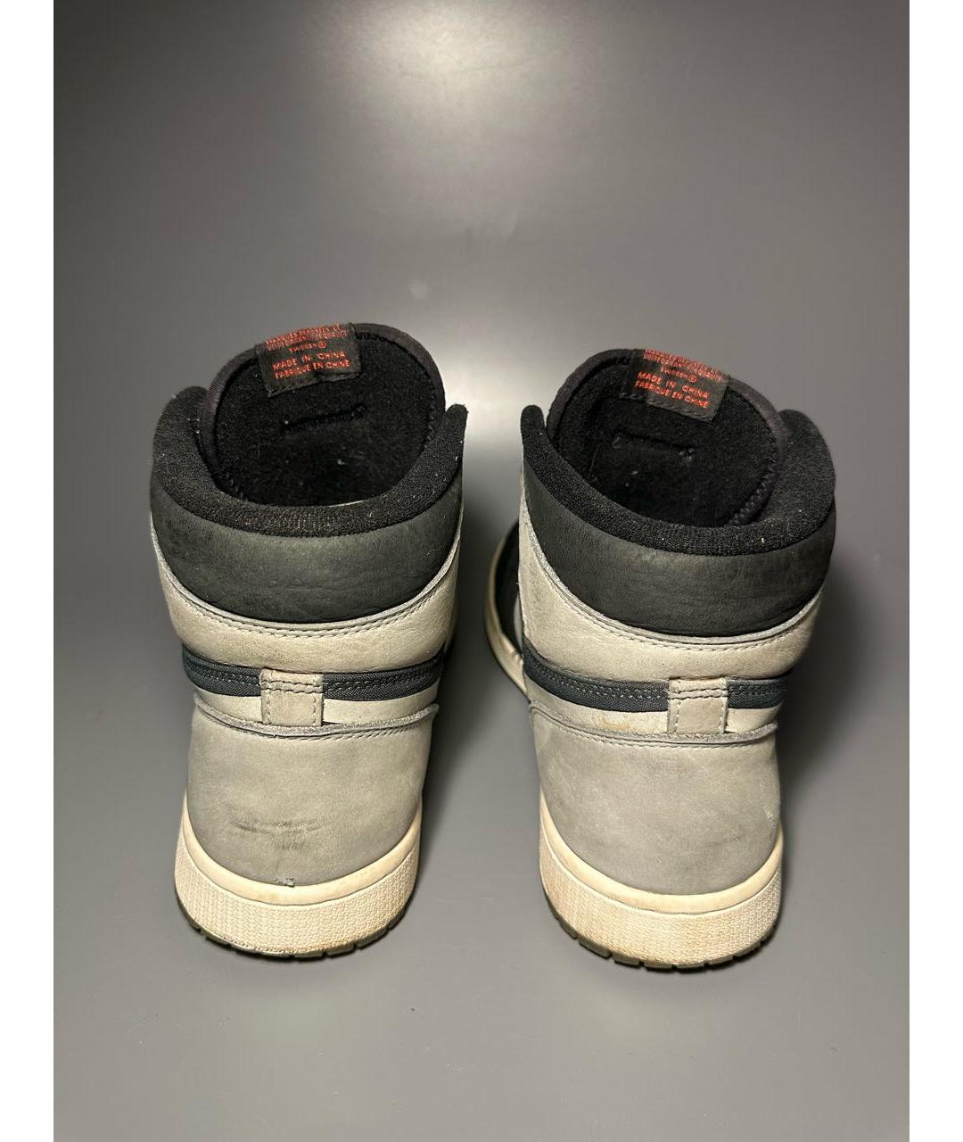 JORDAN Мульти нубуковые высокие кроссовки / кеды, фото 4