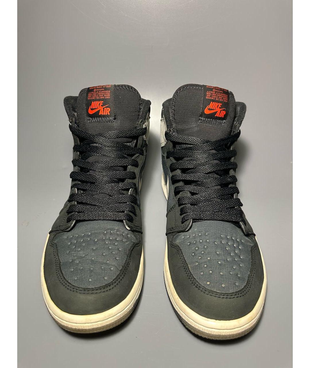 JORDAN Мульти нубуковые высокие кроссовки / кеды, фото 2