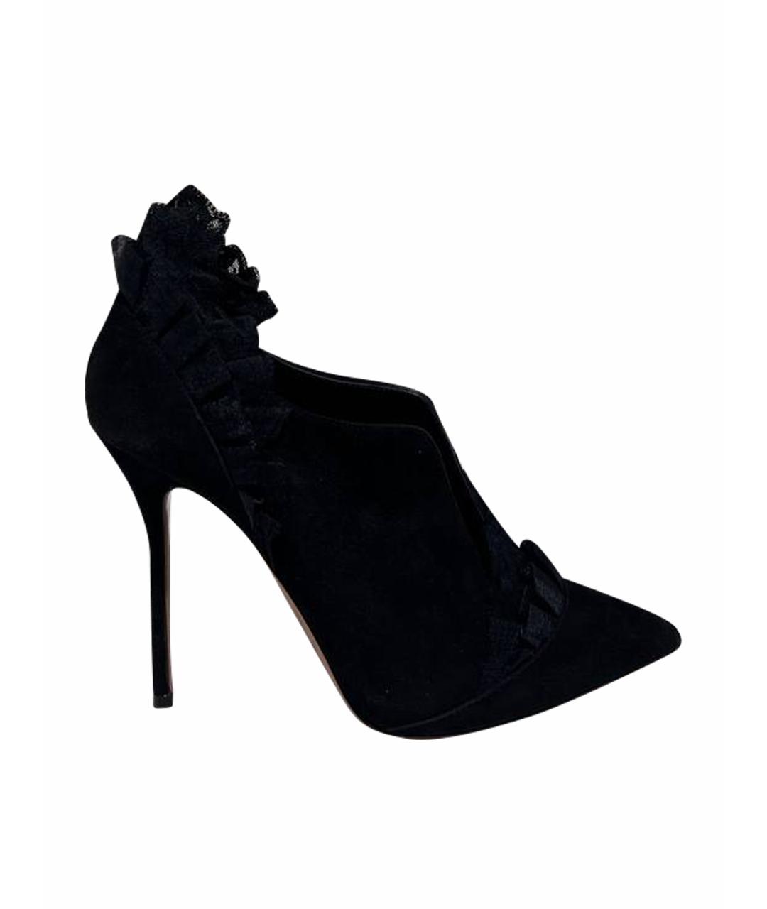 CASADEI Черные замшевые туфли, фото 1