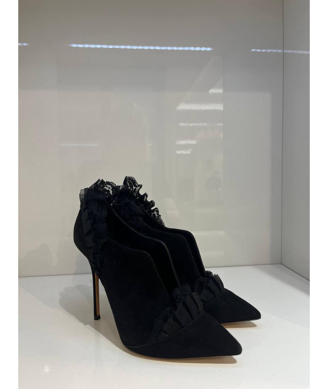 CASADEI Черные замшевые туфли, фото 2