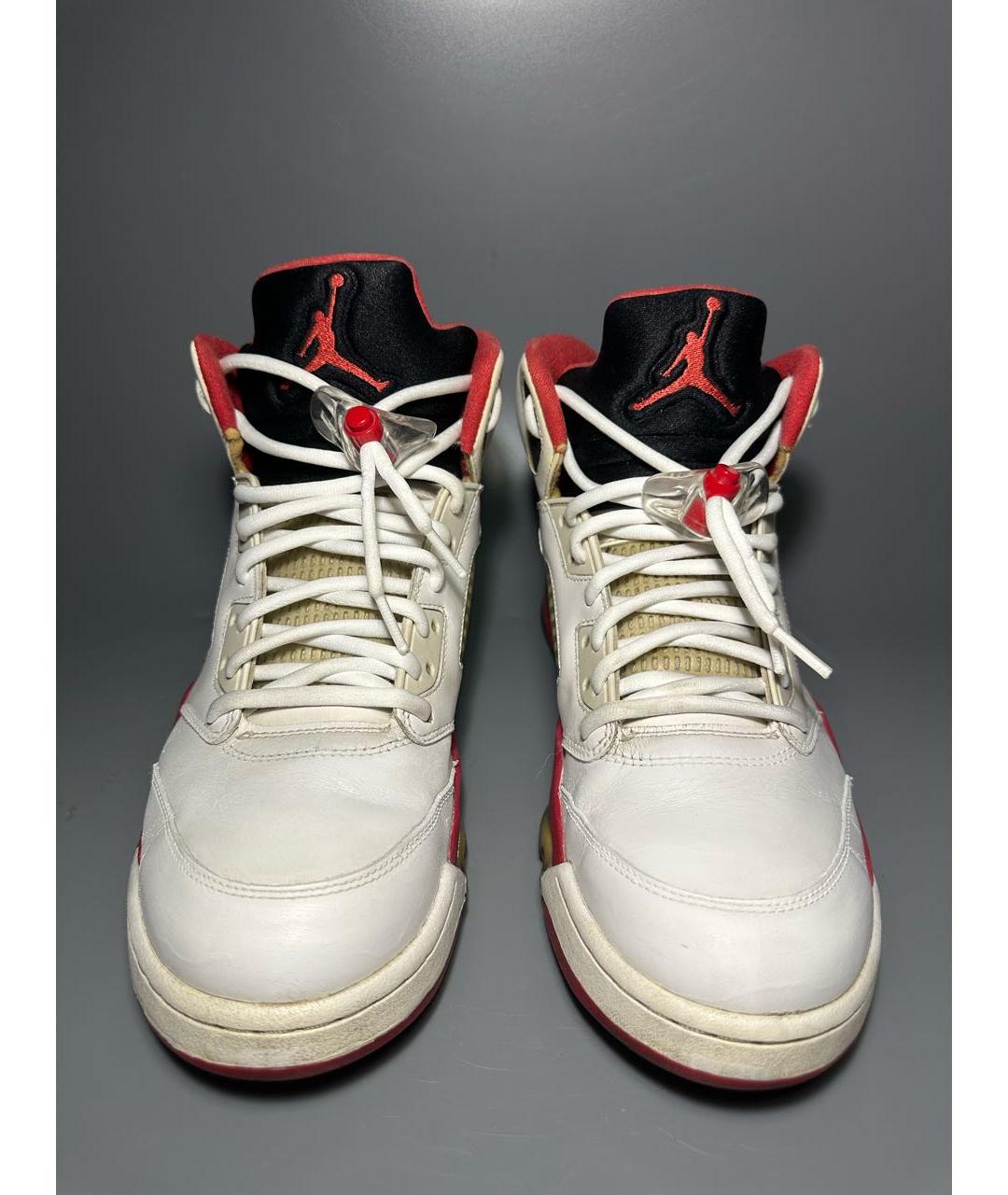 JORDAN Мульти кожаные высокие кроссовки / кеды, фото 2