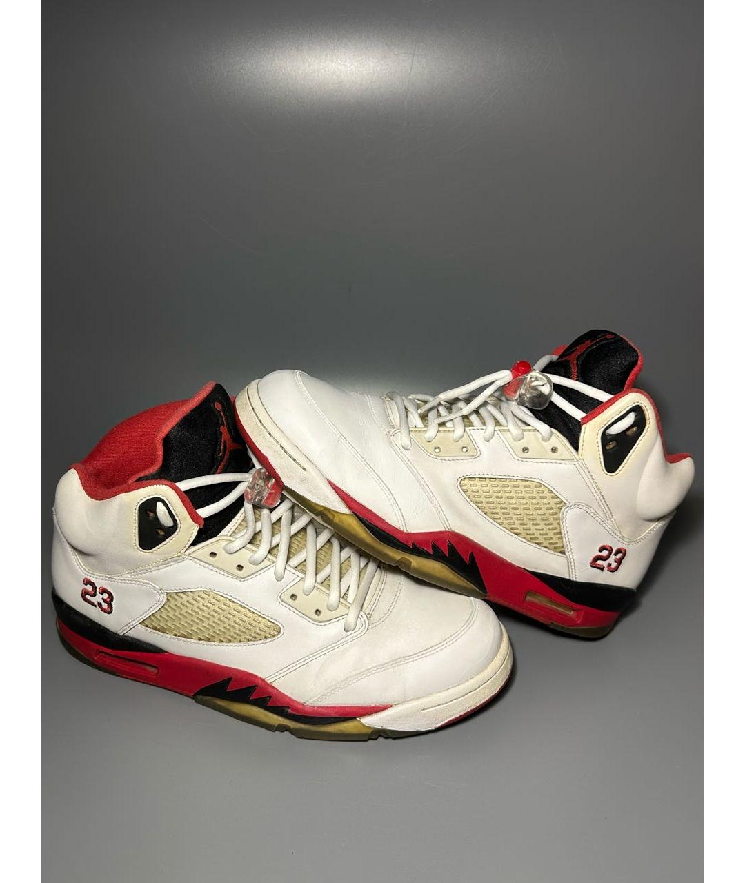 JORDAN Мульти кожаные высокие кроссовки / кеды, фото 6
