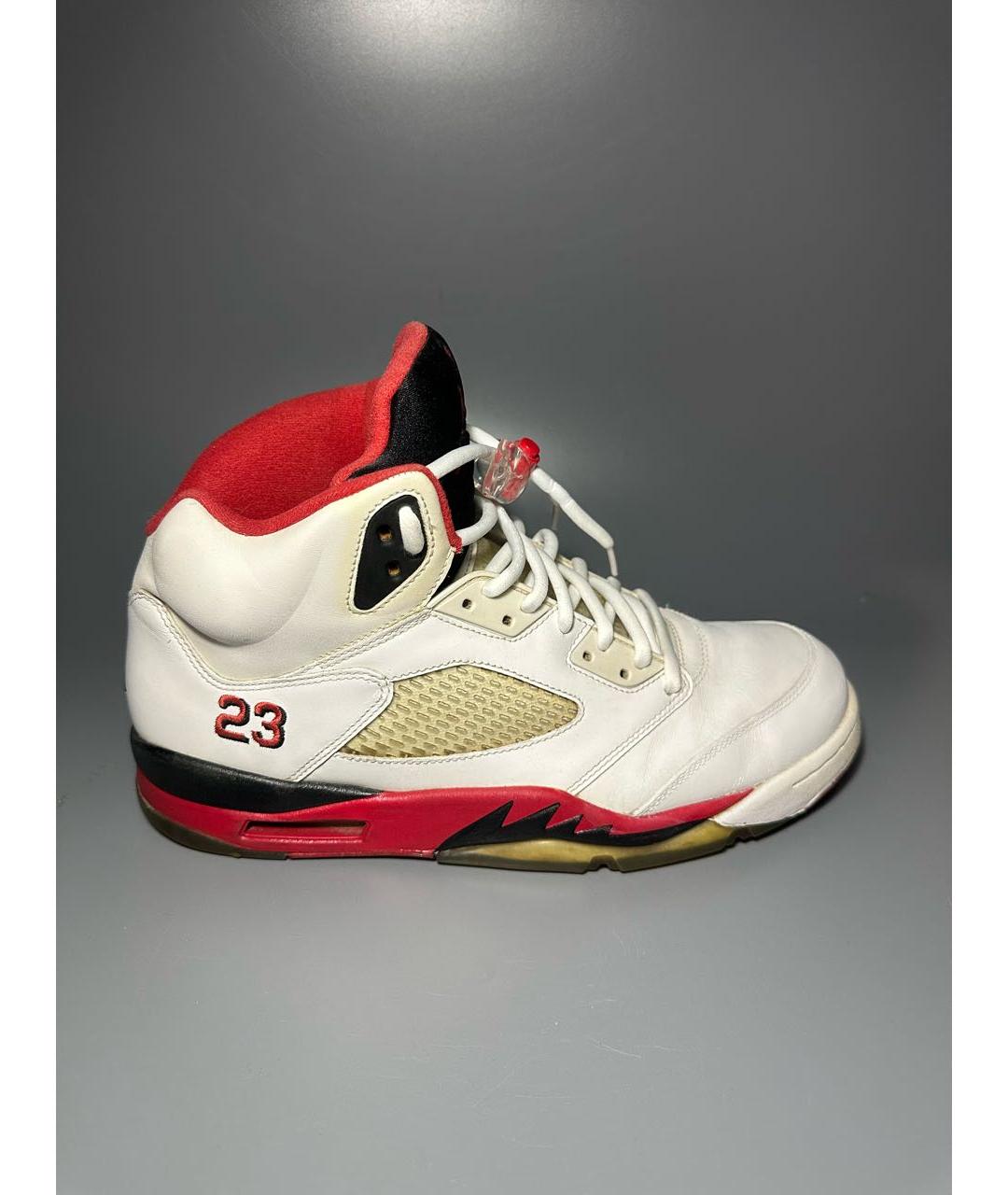 JORDAN Мульти кожаные высокие кроссовки / кеды, фото 9