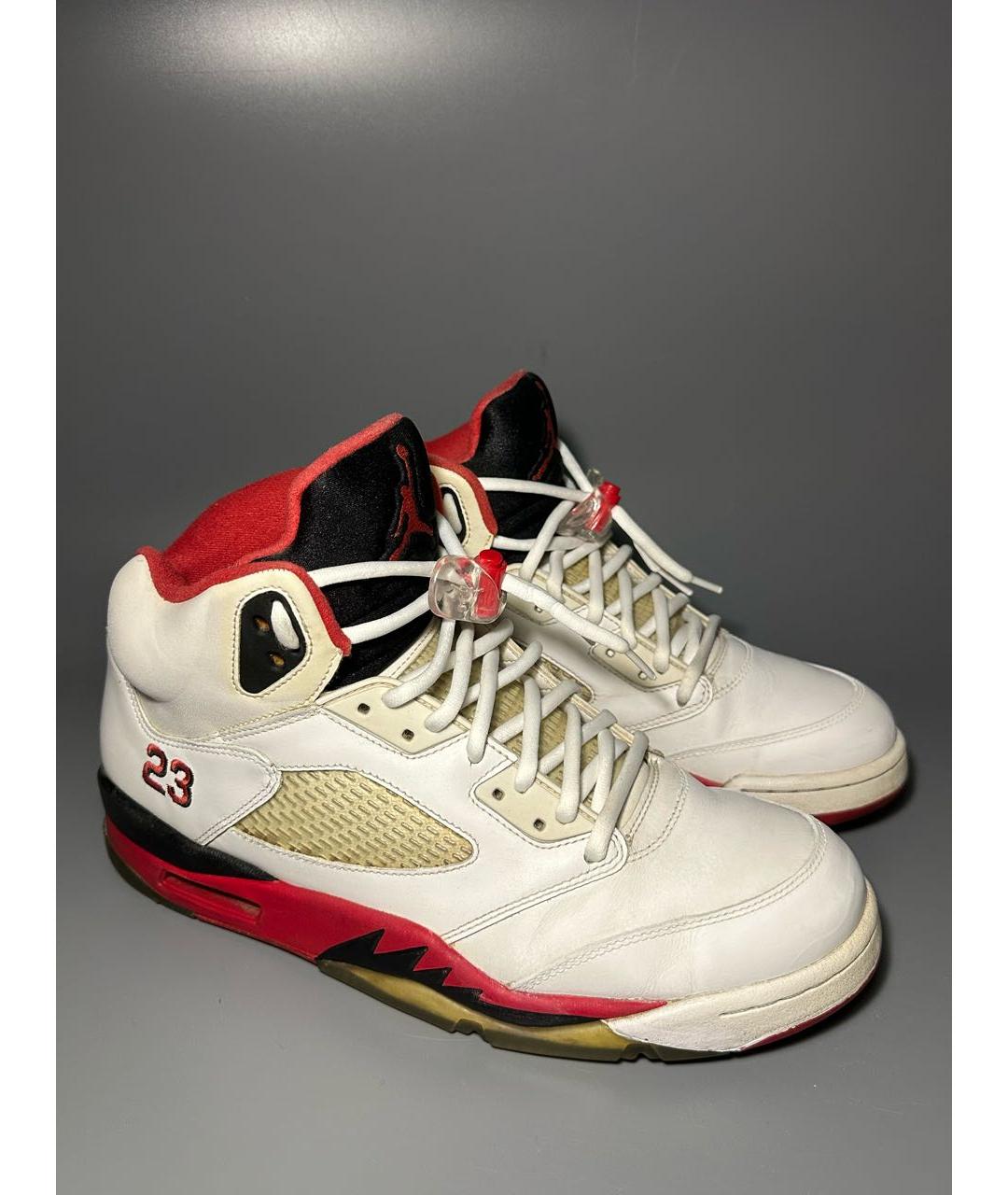 JORDAN Мульти кожаные высокие кроссовки / кеды, фото 5