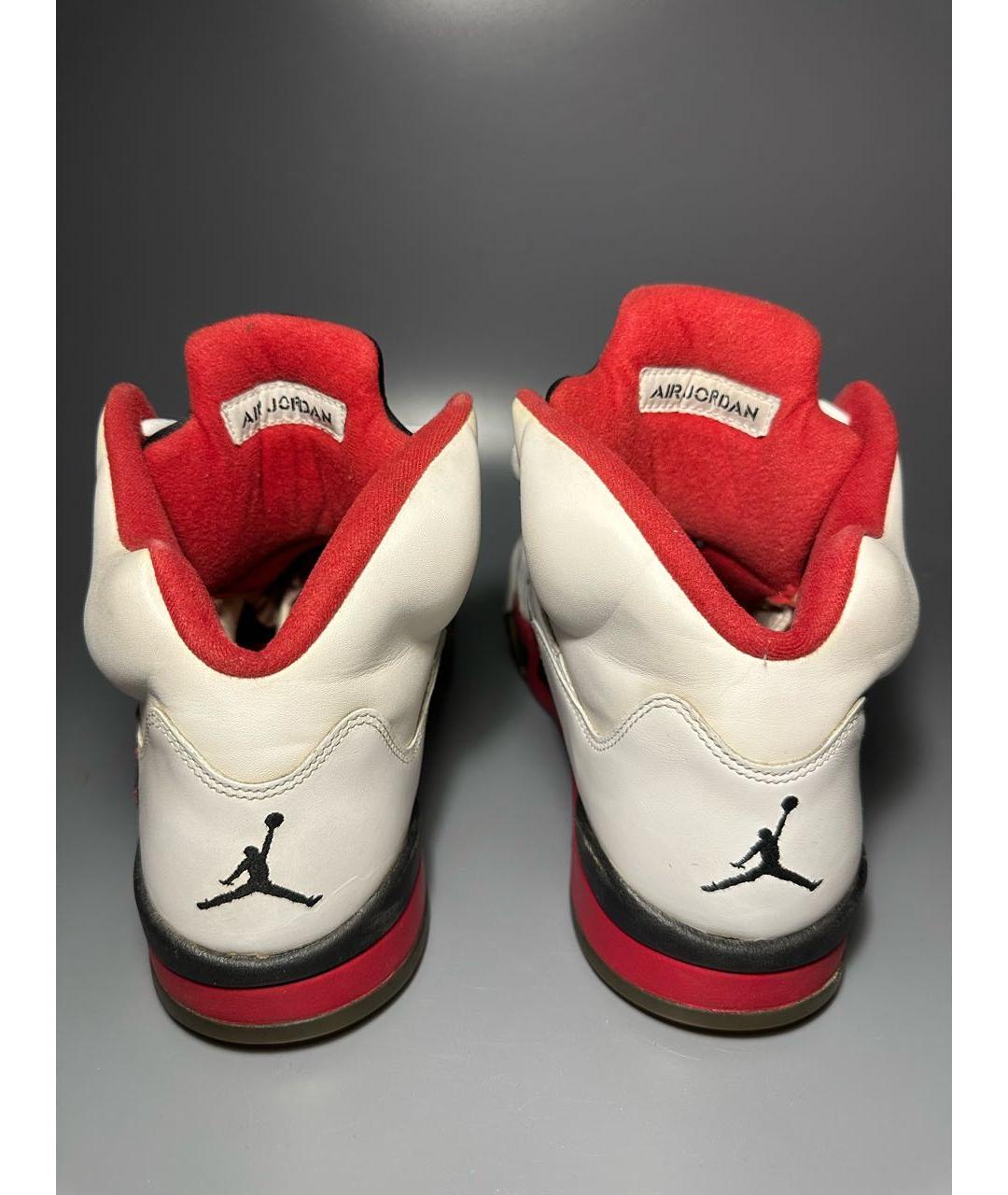 JORDAN Мульти кожаные высокие кроссовки / кеды, фото 4