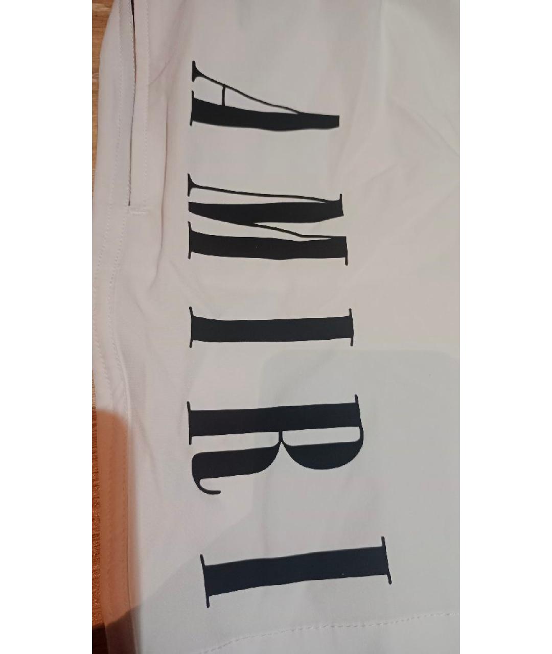 AMIRI Белые полиэстеровые шорты, фото 8