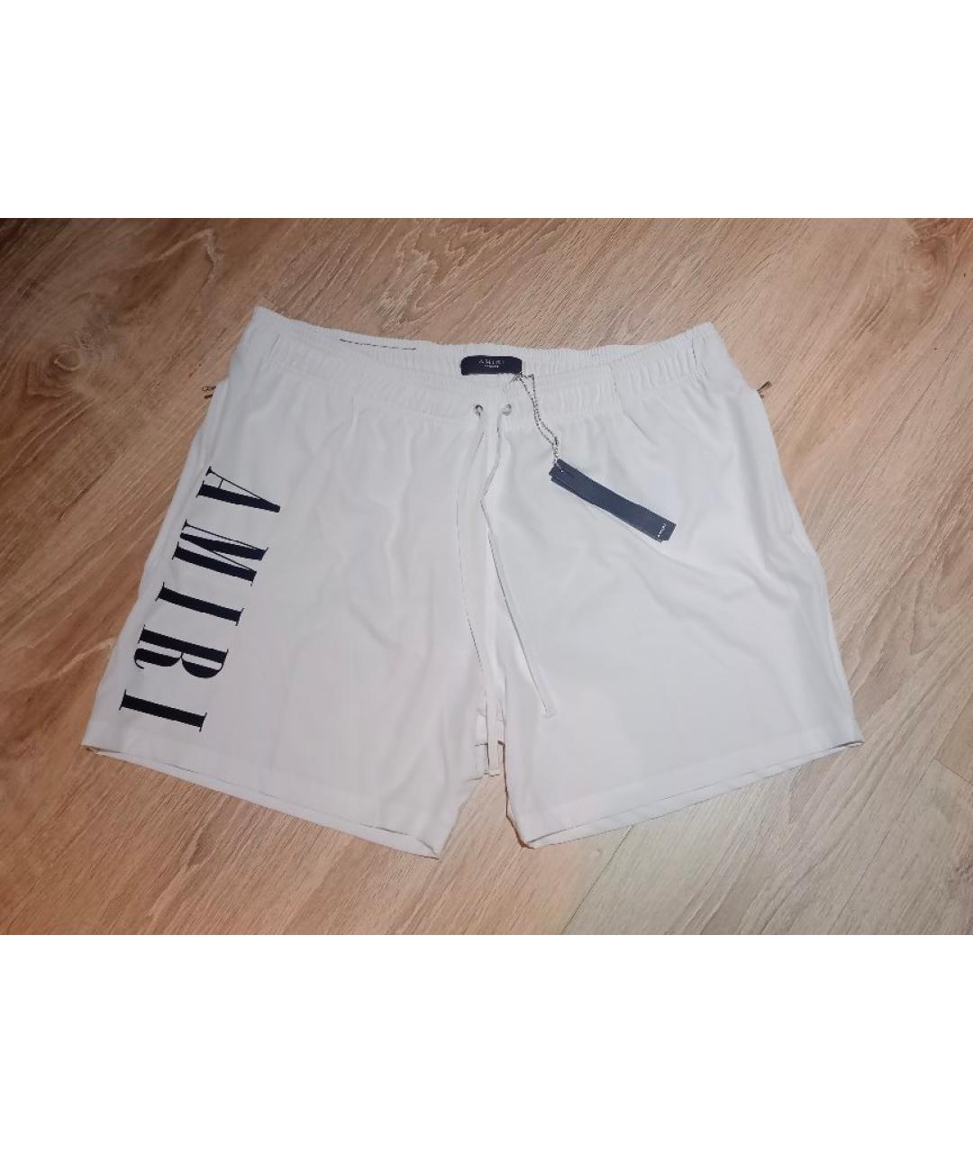 AMIRI Белые полиэстеровые шорты, фото 9