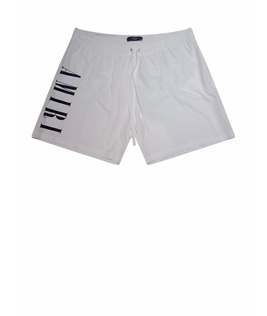 AMIRI Белые полиэстеровые шорты, фото 1