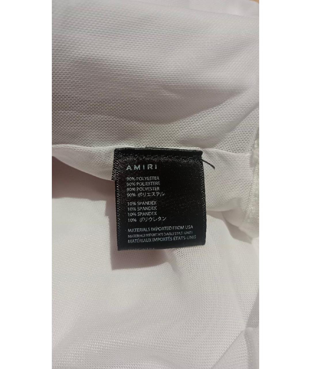 AMIRI Белые полиэстеровые шорты, фото 5