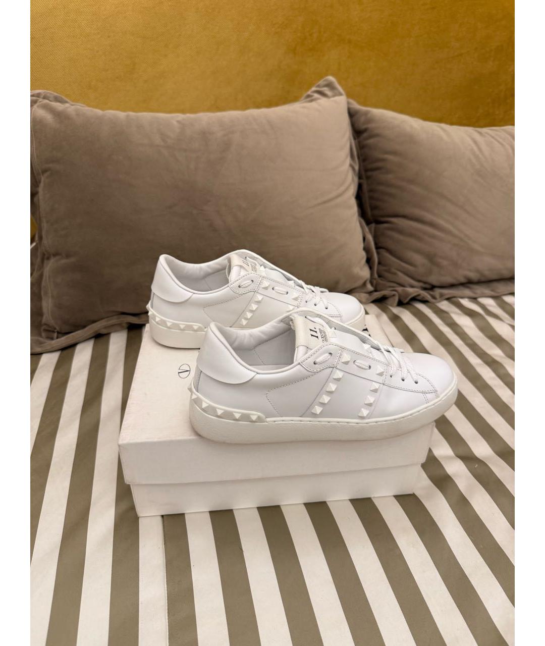 VALENTINO Белые кожаные кеды, фото 6