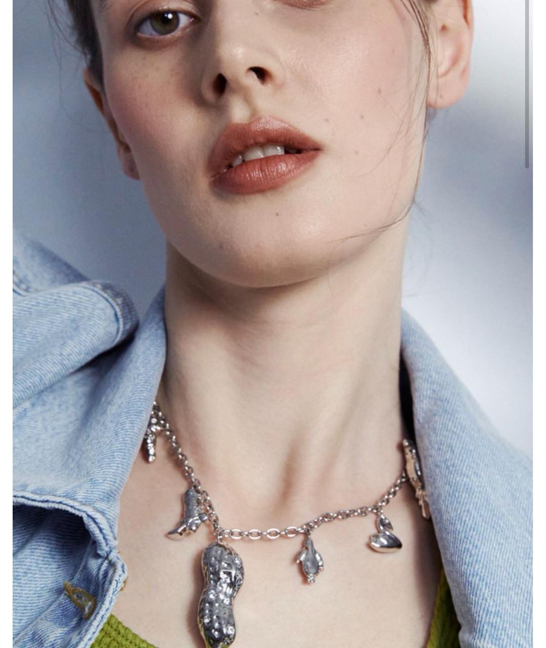 MARNI Серебряное латунное колье, фото 2